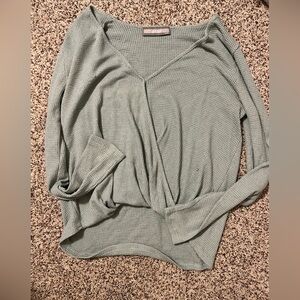 Addie light green long sleeve